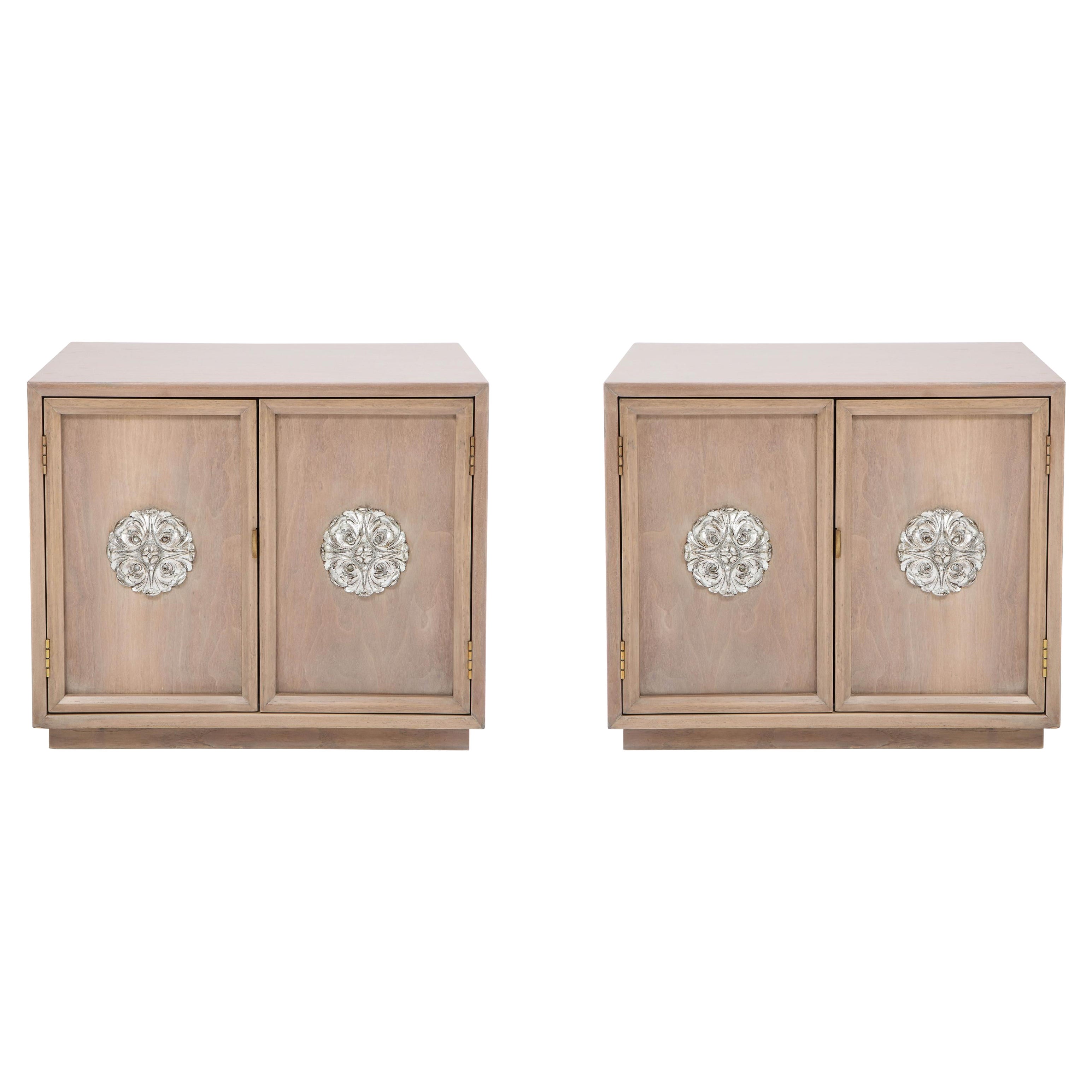 Mesillas de noche Monteverdi Young acabado madera de deriva blanqueada en venta