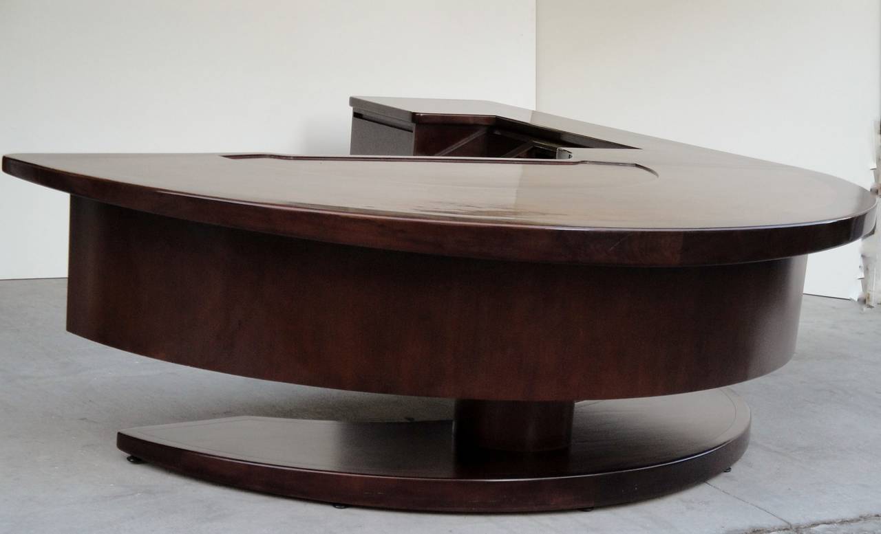 MonteverdiYoung Executive Curved Desk For Sale at 1stDibs curved
