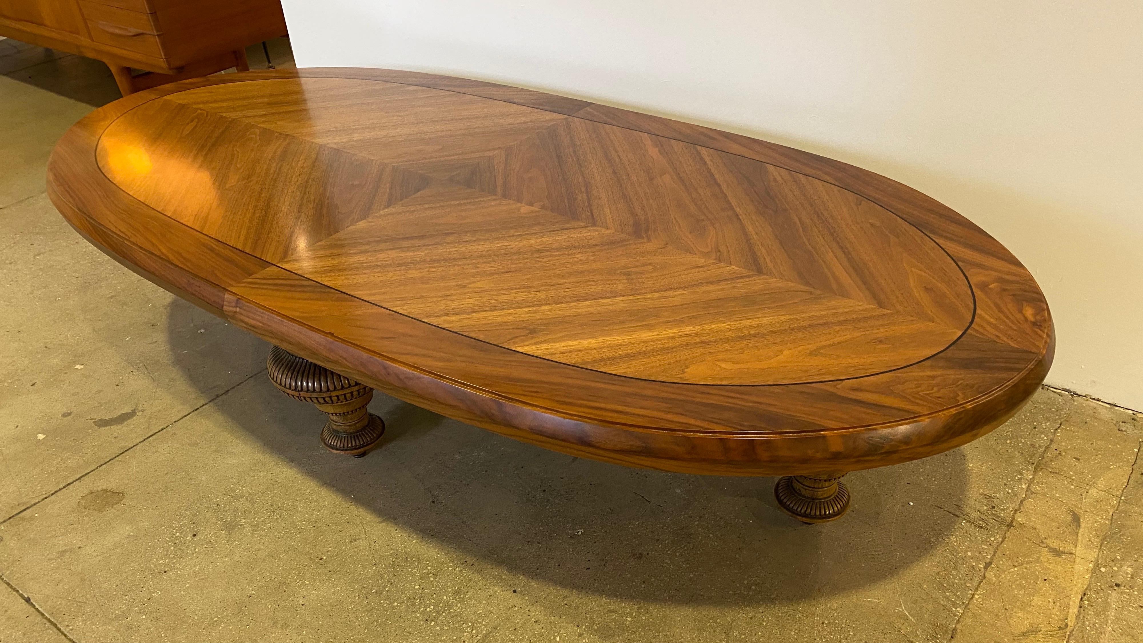 Grande table basse personnalisée Monteverdi Young Maurice Bailey, États-Unis, 1960 en vente 9