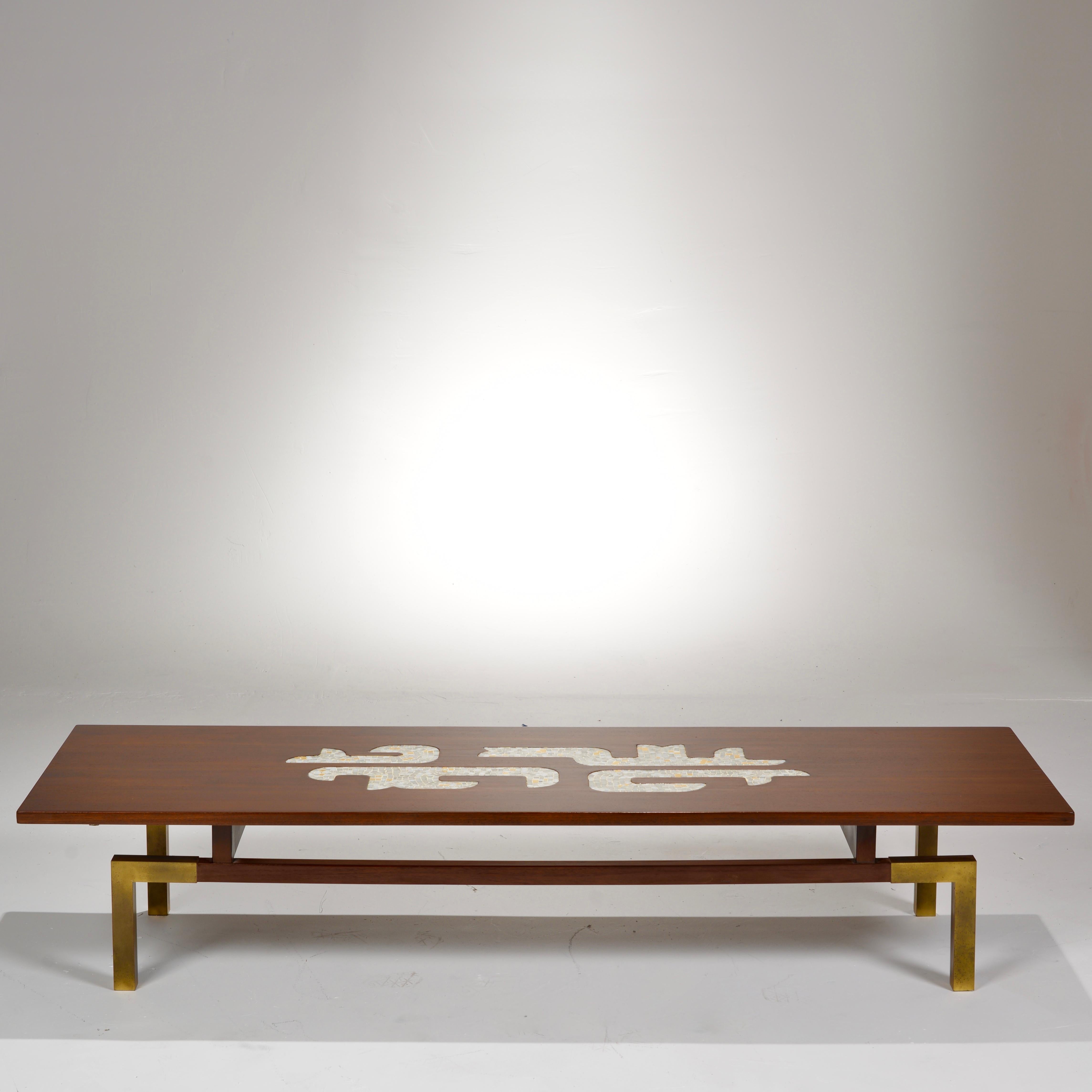 American Monteverdi Young Mosaic Cocktail Table For Sale