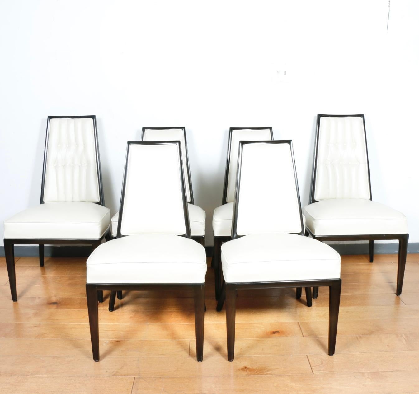 Mid-Century Modern Monteverdi Young Set of 8 Dining Chairs