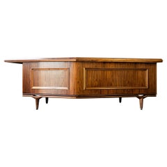 Monteverdi Young Walnut Executive Desk