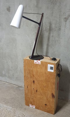 Lampe de bureau Montfaucon en bois de rose, bronze et porcelaine de Jonathan Browning Studio