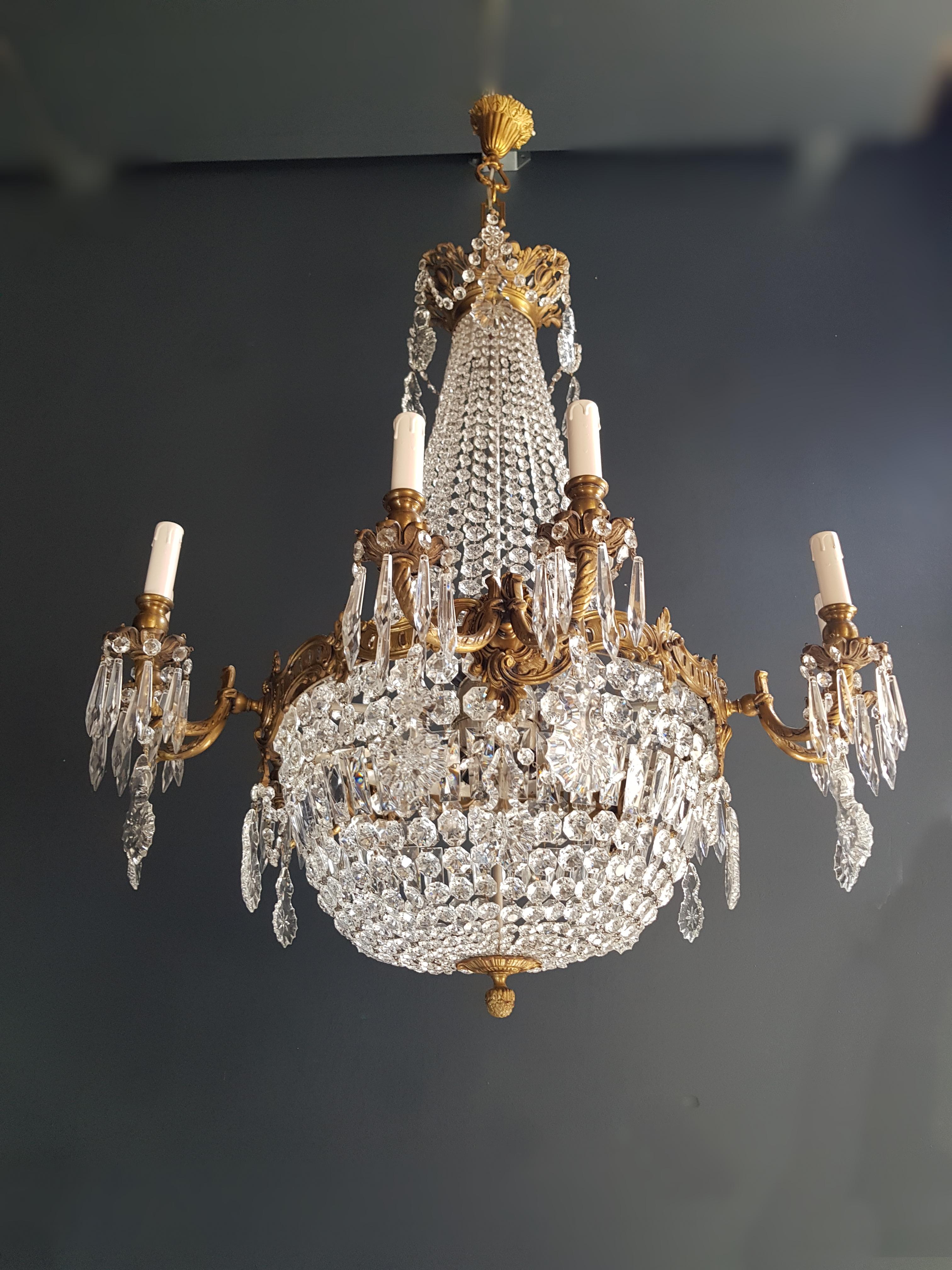Montgolfiè Empire Sac a Pearl Chandelier Crystal Lustre Ceiling Lamp Antique 3