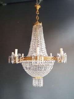Montgolfiè Empire Sac a Pearl Chandelier Crystal Lustre Ceiling Lamp Antique