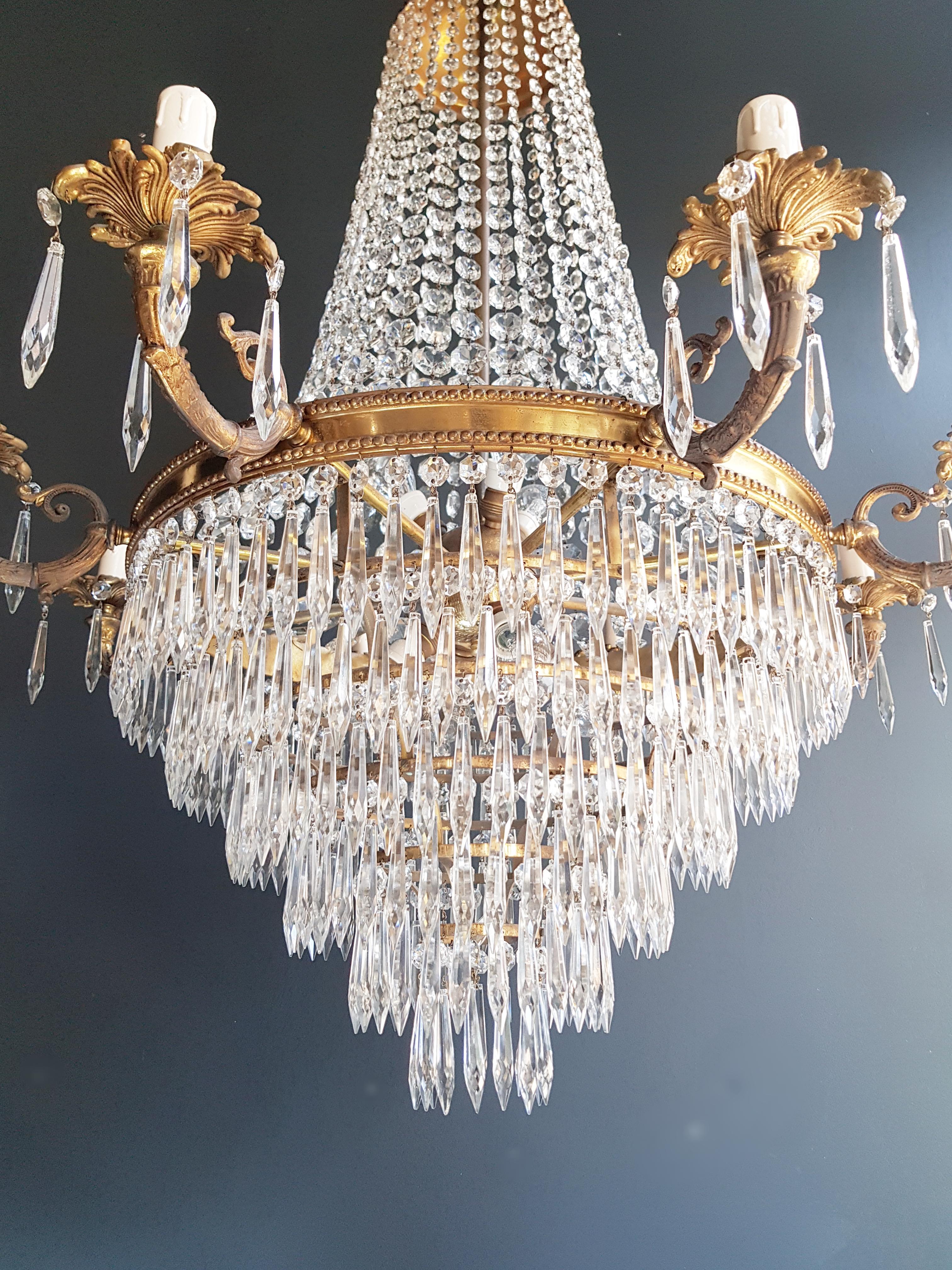 Montgolfiè Empire Sac a Pearl Chandelier Crystal Lustre Ceiling Lamp Antique (Europäisch)