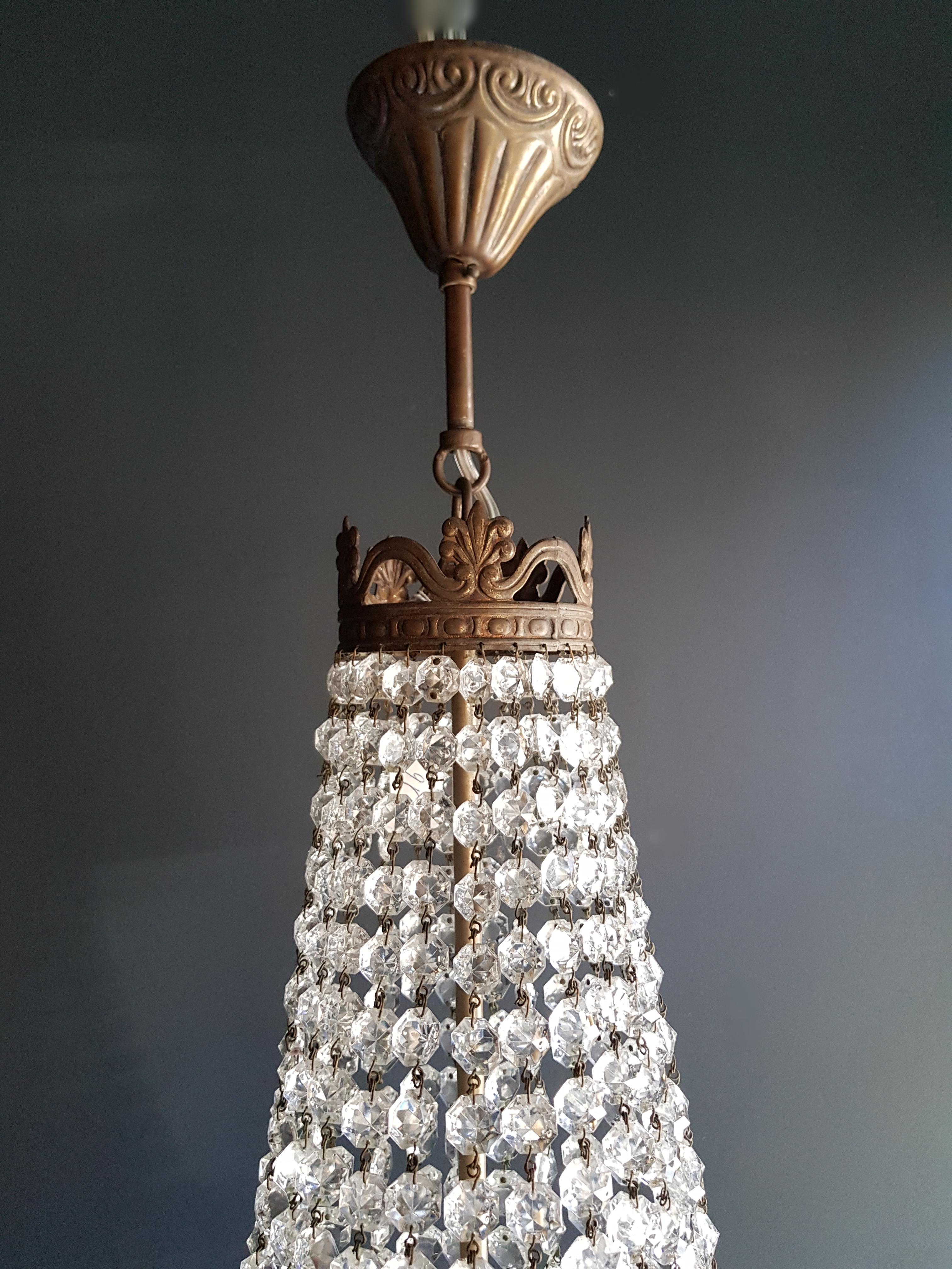 Montgolfiè Empire Sac a Pearl Chandelier Crystal Lustre Ceiling Lamp Antique 1