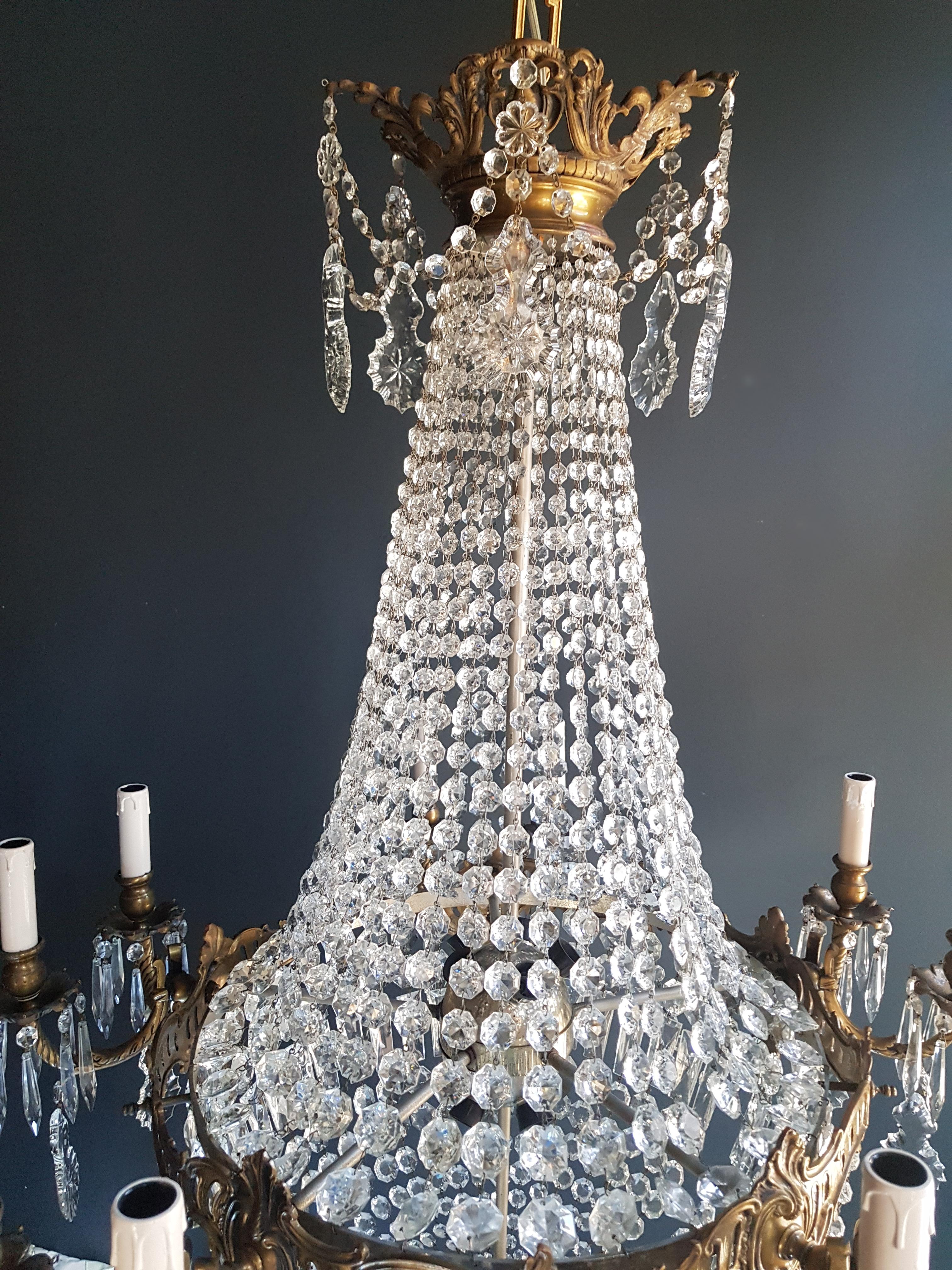 Montgolfiè Empire Sac a Pearl Chandelier Crystal Lustre Ceiling Lamp Antique 2