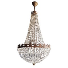 Montgolfiè Empire Sac a Pearl Chandelier Crystal Lustre Ceiling Lamp Antique