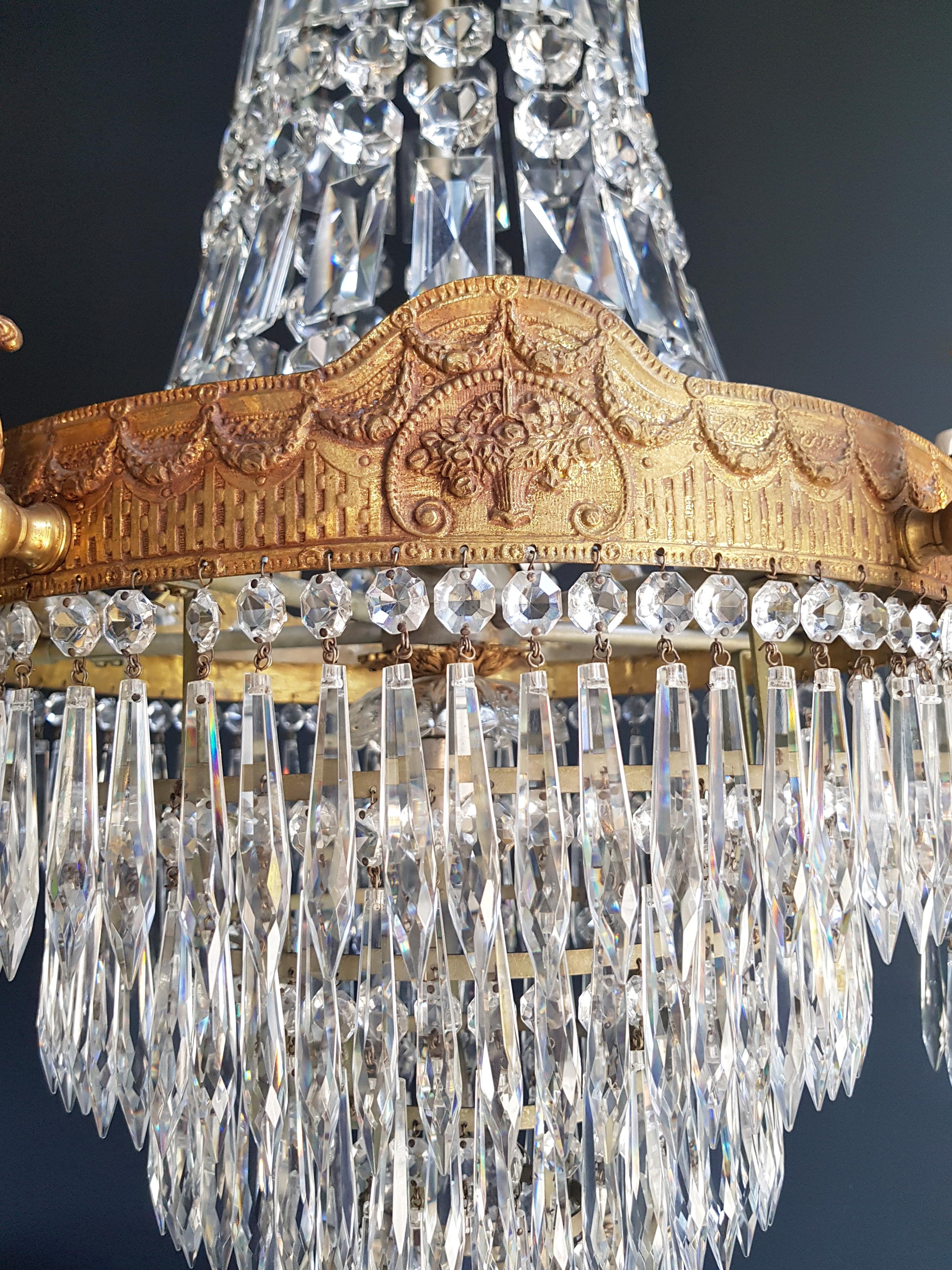Montgolfiè Empire Sac a Pearl Chandelier Crystal Lustre Ceiling Lamp Antique WoW 3