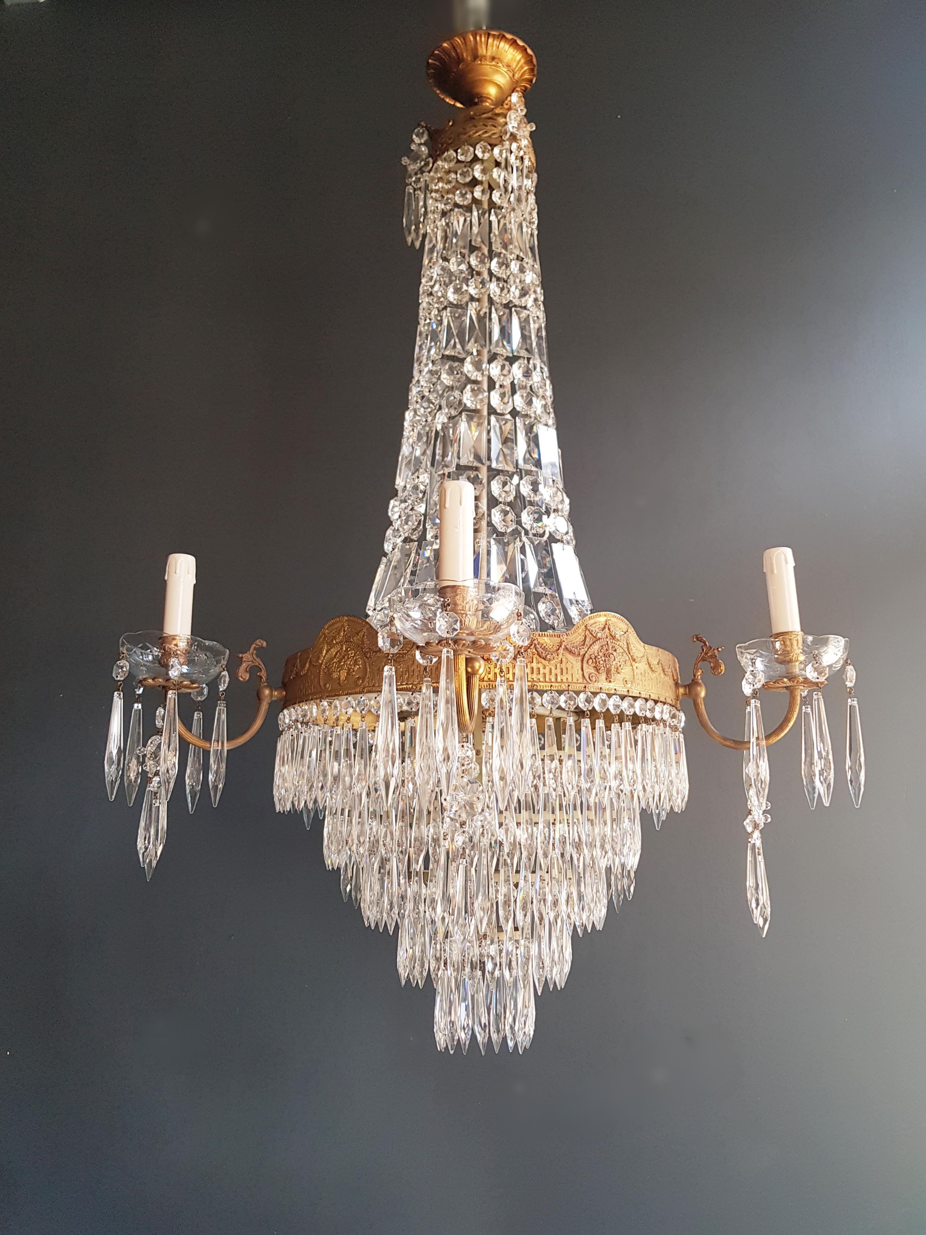 Montgolfiè Empire Sac a Pearl Chandelier Crystal Lustre Ceiling Lamp Antique WoW 5