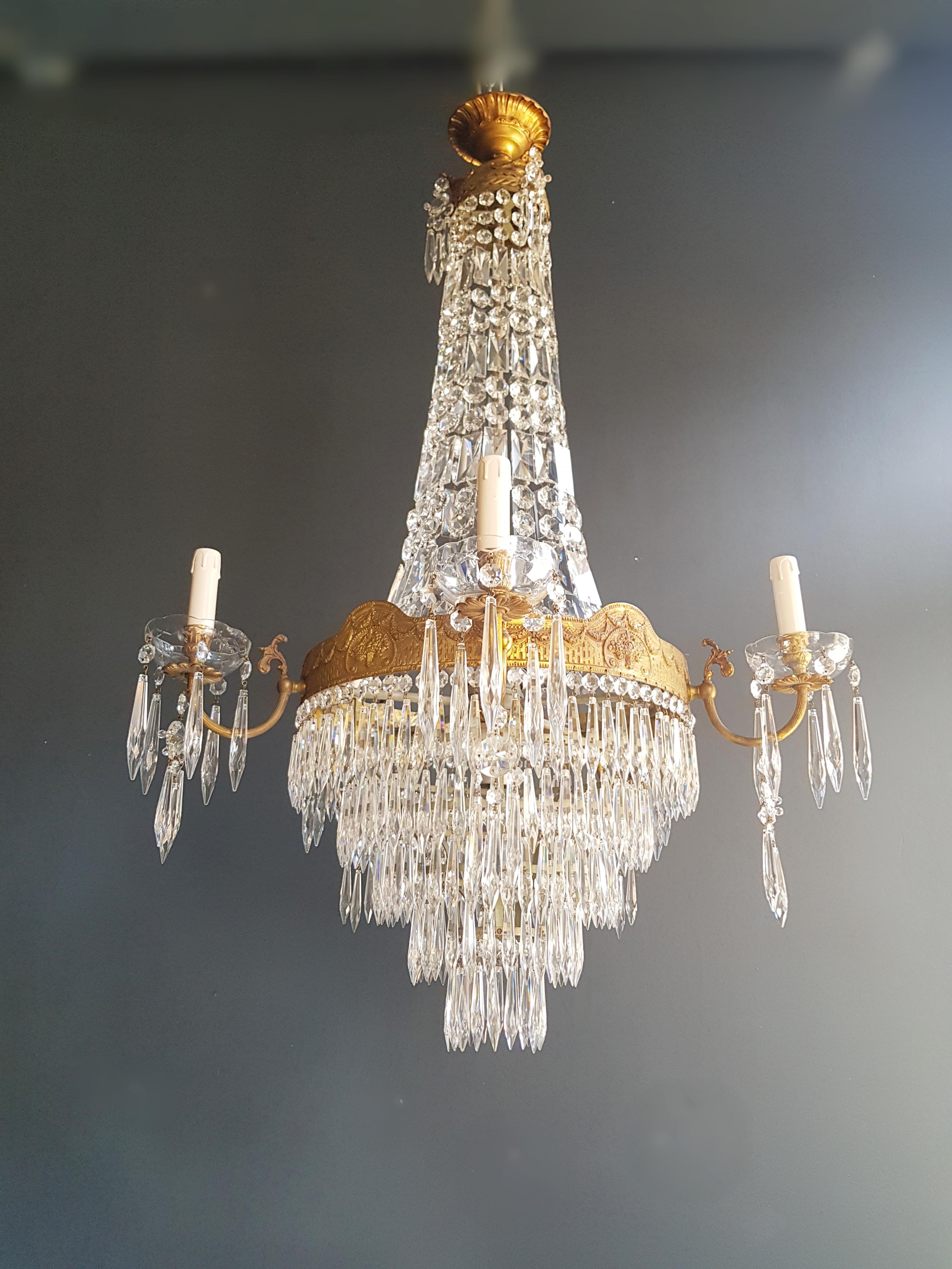 Montgolfiè Empire Sac a Pearl Chandelier Crystal Lustre Ceiling Lamp Antique WoW 1