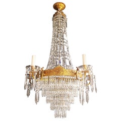 Montgolfiè Empire Sac a Pearl Chandelier Crystal Lustre Ceiling Lamp Antique WoW