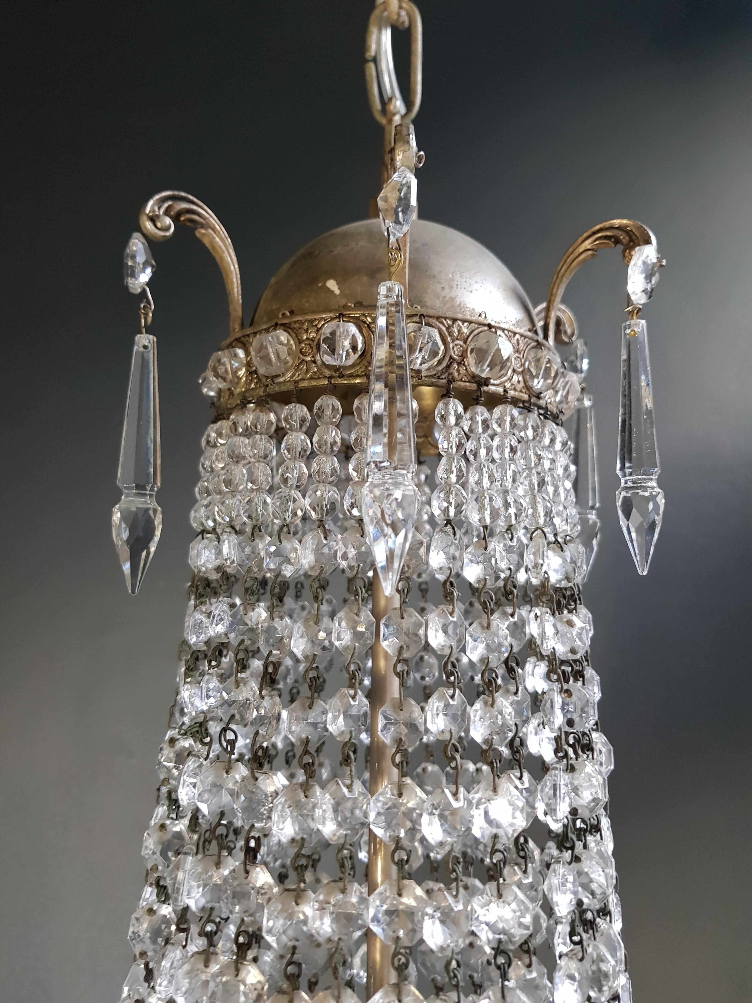 Montgolfièr Empire Sac a Pearl Chandelier Crystal Ceiling Lamp Pendant Lighting In Good Condition In Berlin, DE