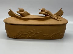 Montgomery Smith 1983 Figural Canoeros de aguas bravas Barco cubierto