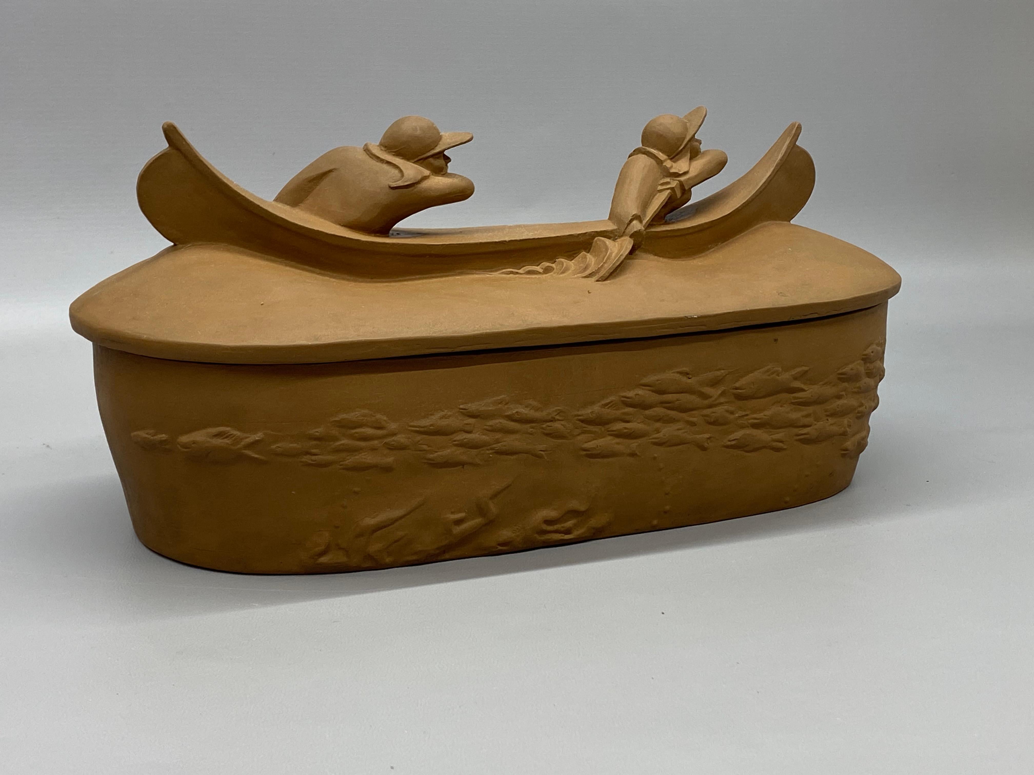 Montgomery Smith 1983 Figural Canoeros de aguas bravas Barco cubierto en Bueno estado para la venta en Garnerville, NY