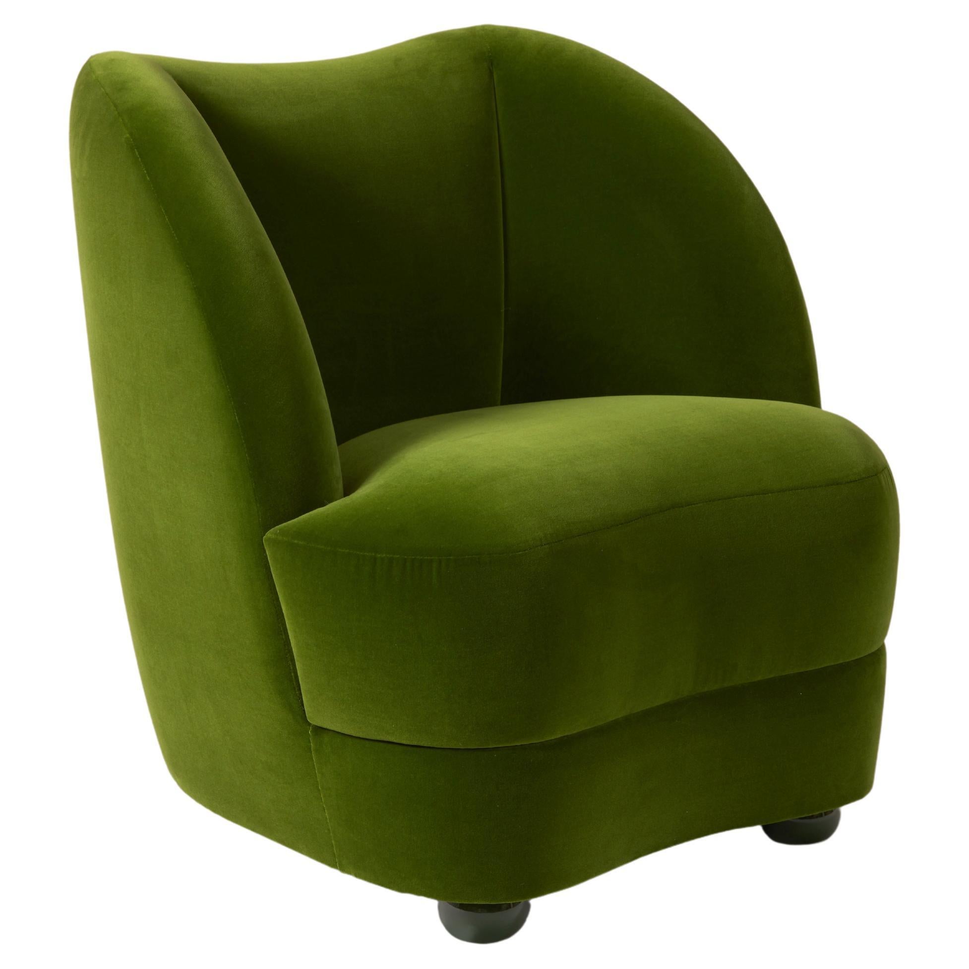 Monti Armchair Green Forest Large Model