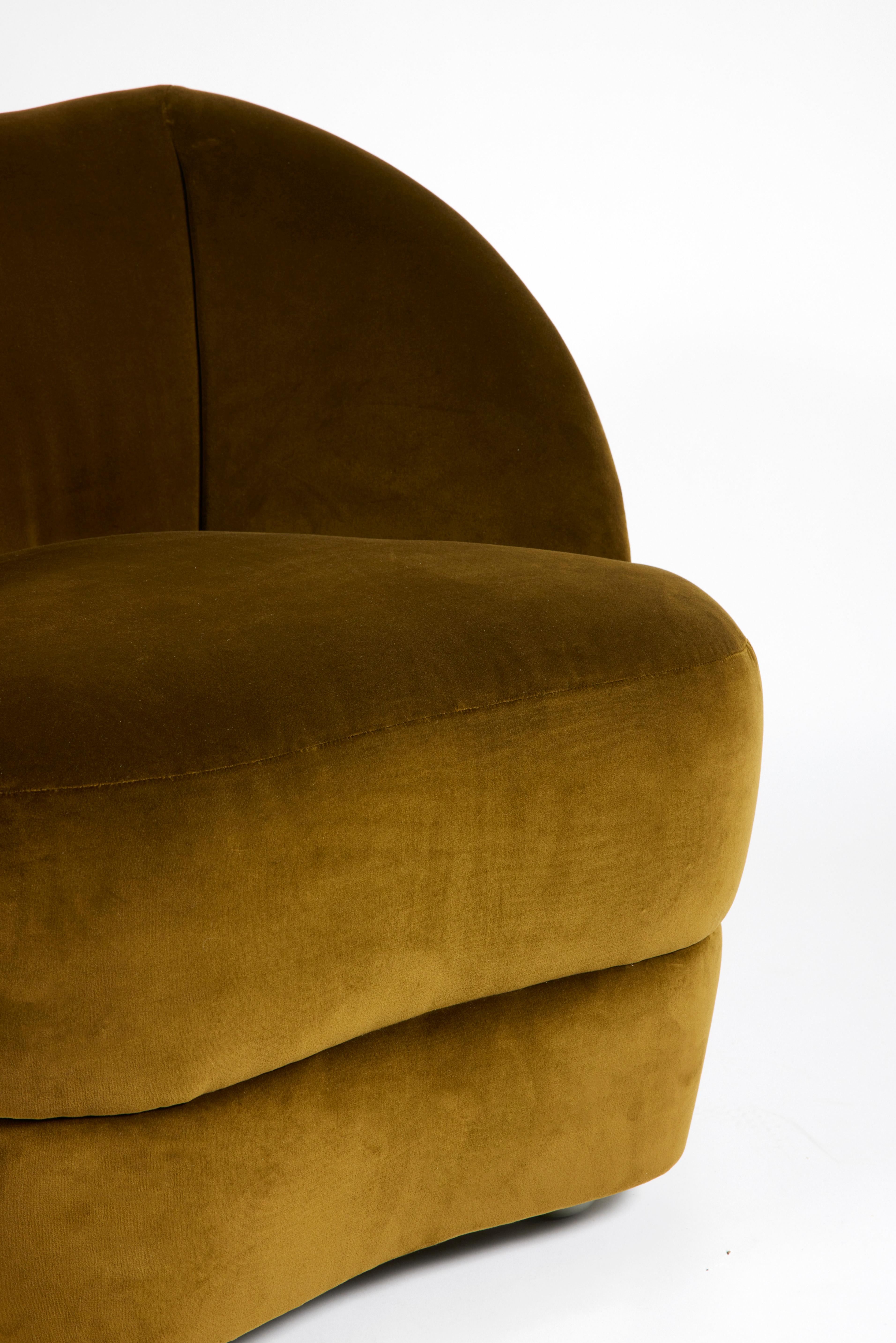Fait main Fauteuil Monti dans l'armée (petit modèle) de Laura Gonzalez en vente