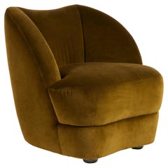 Monti Armchair in Army (Small Model) by Laura Gonzalez