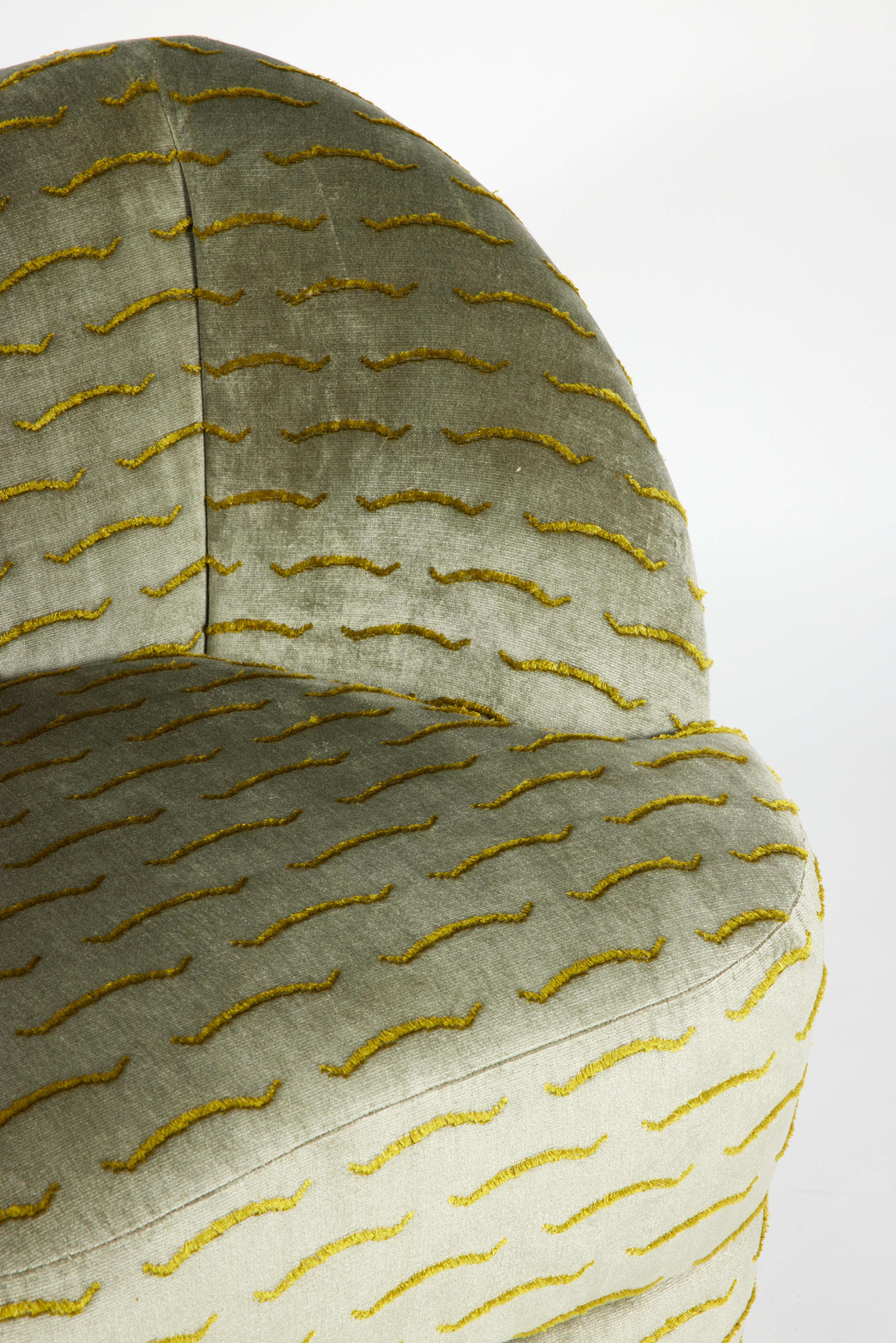 Fait main Fauteuil Monti en Pistachio (petit modèle) de Laura Gonzalez en vente