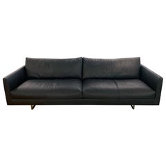 Montis Axel Black Leather Sofa