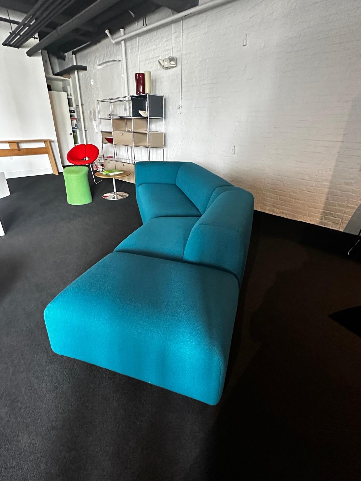 Montis Aztec 2.5-Seat Sofa Upholstered in Raf Simons Fabric in Stock 11