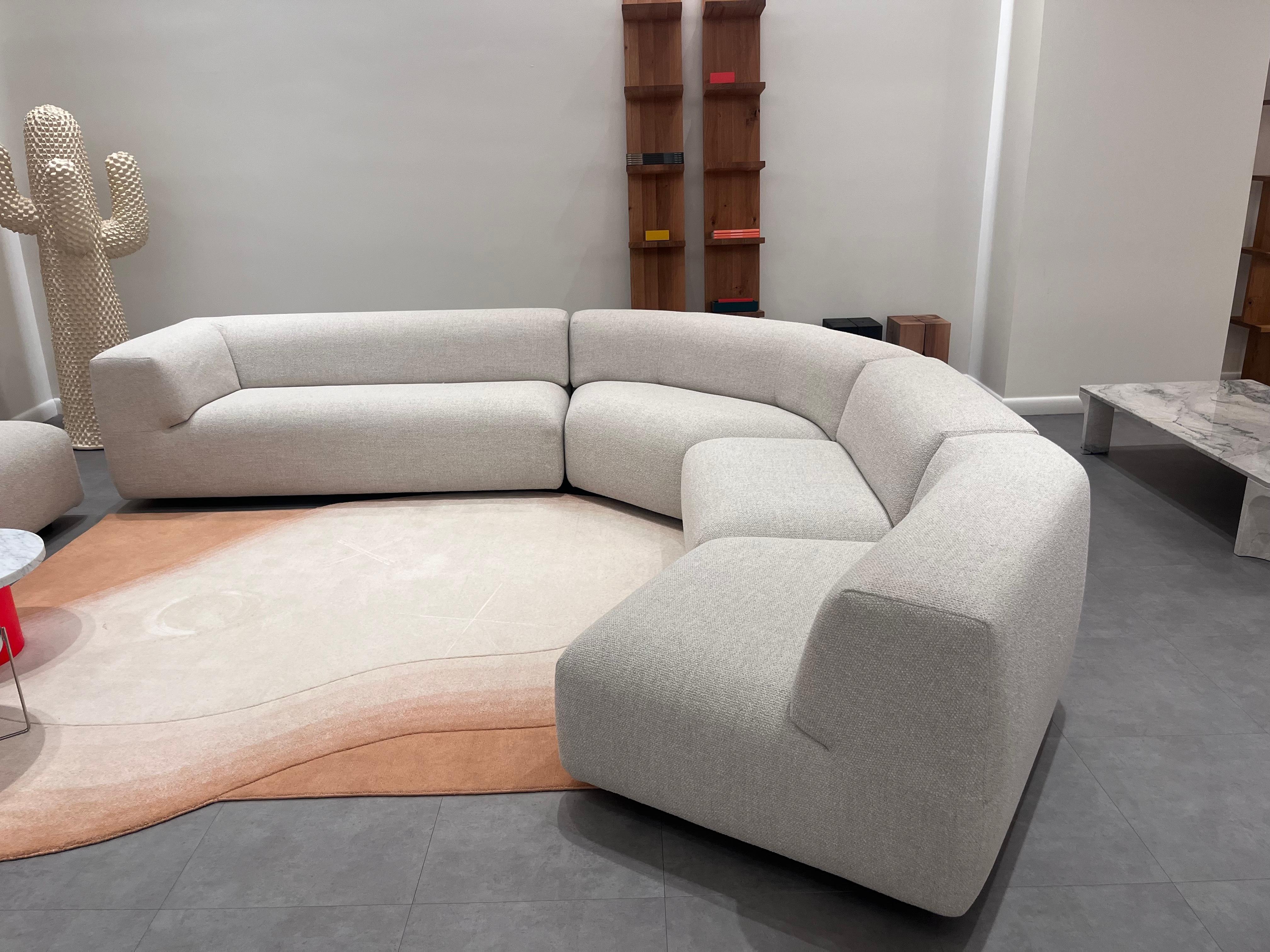 Dutch Montis Aztec Sectional Sofa & Ottoman by Gerard Van Den Berg  in STOCK For Sale