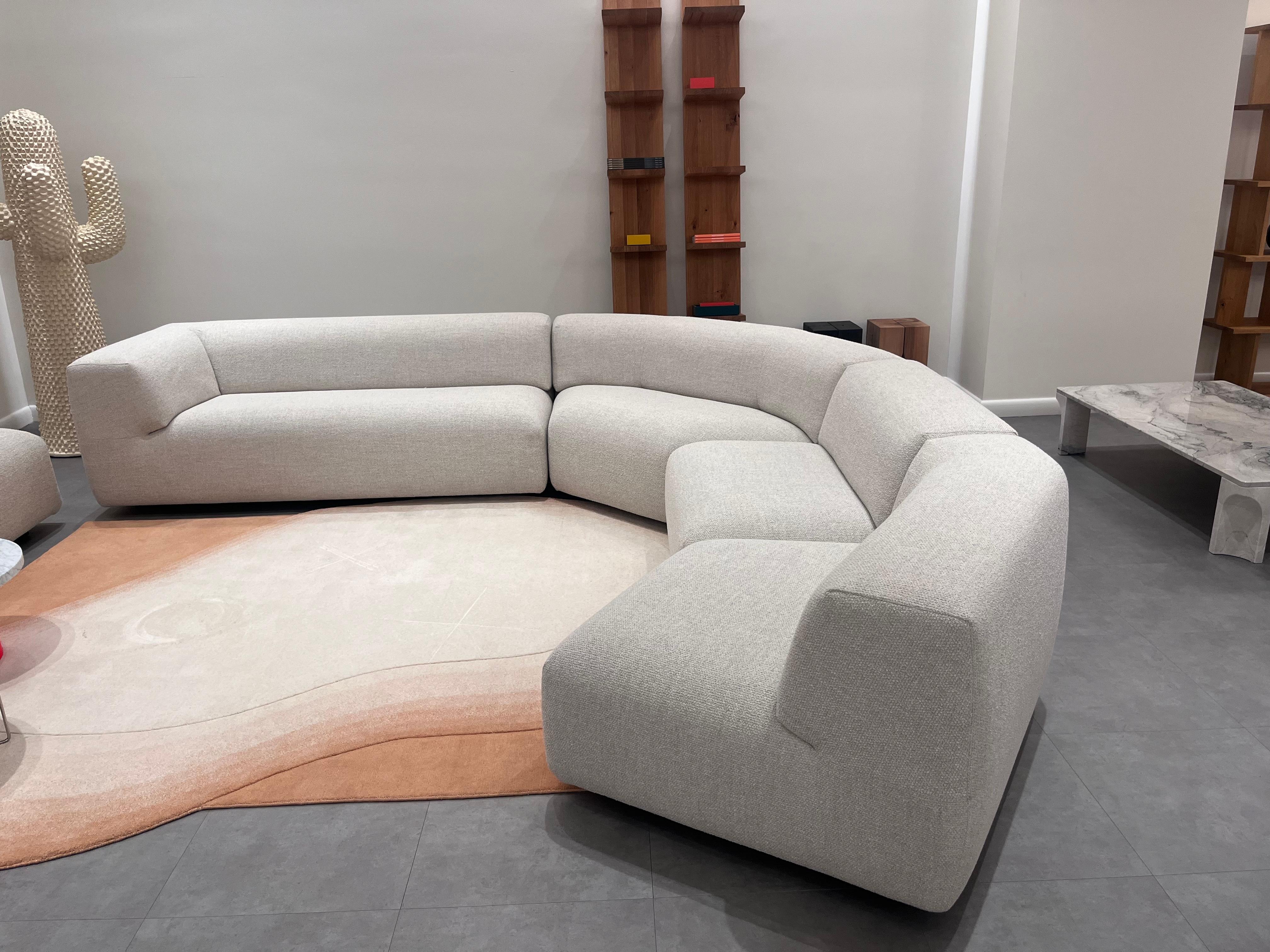 Contemporary Montis Aztec Sectional Sofa & Ottoman by Gerard Van Den Berg  in STOCK For Sale