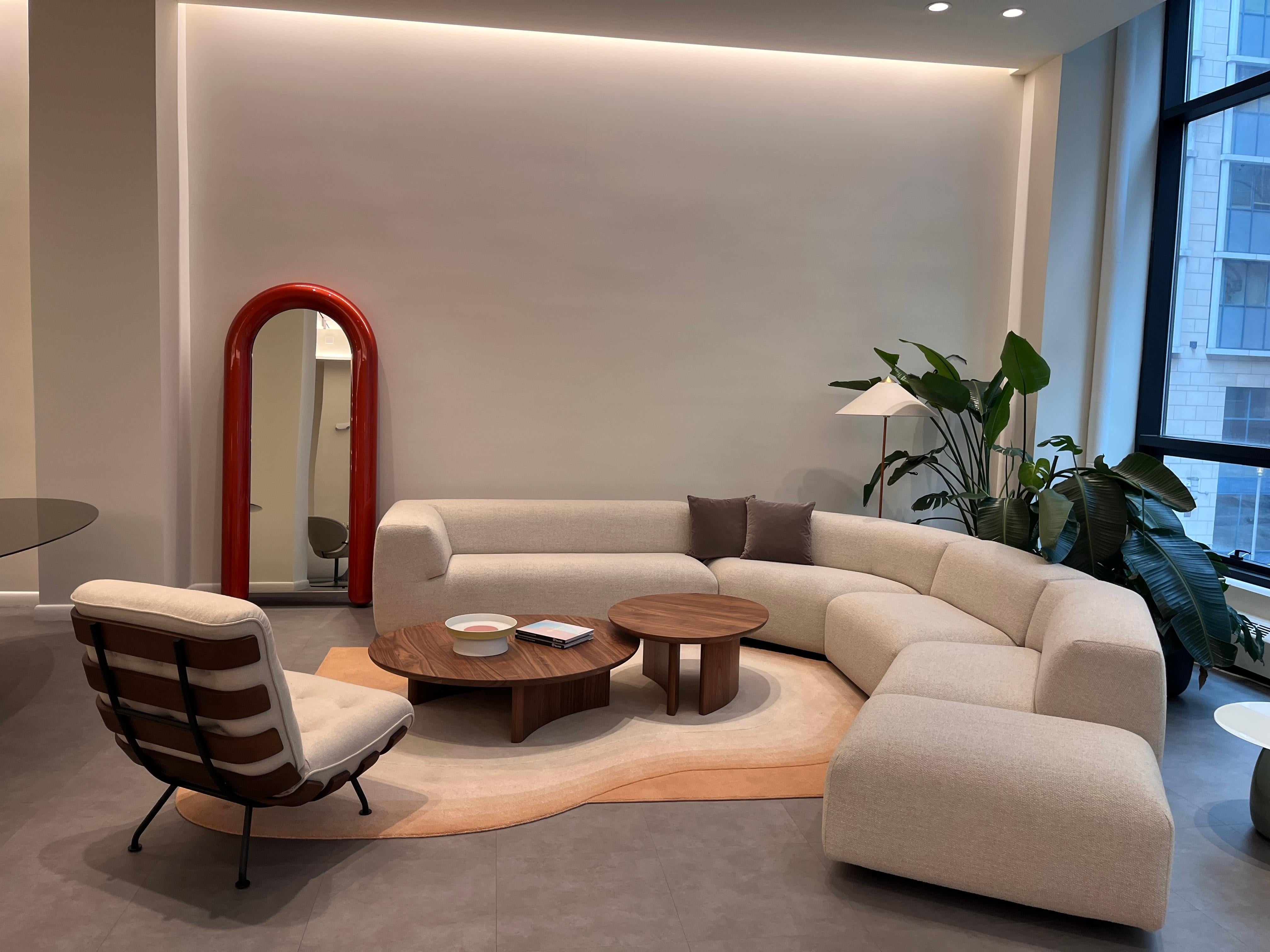 Fabric Montis Aztec Sectional Sofa & Ottoman by Gerard Van Den Berg  in STOCK For Sale