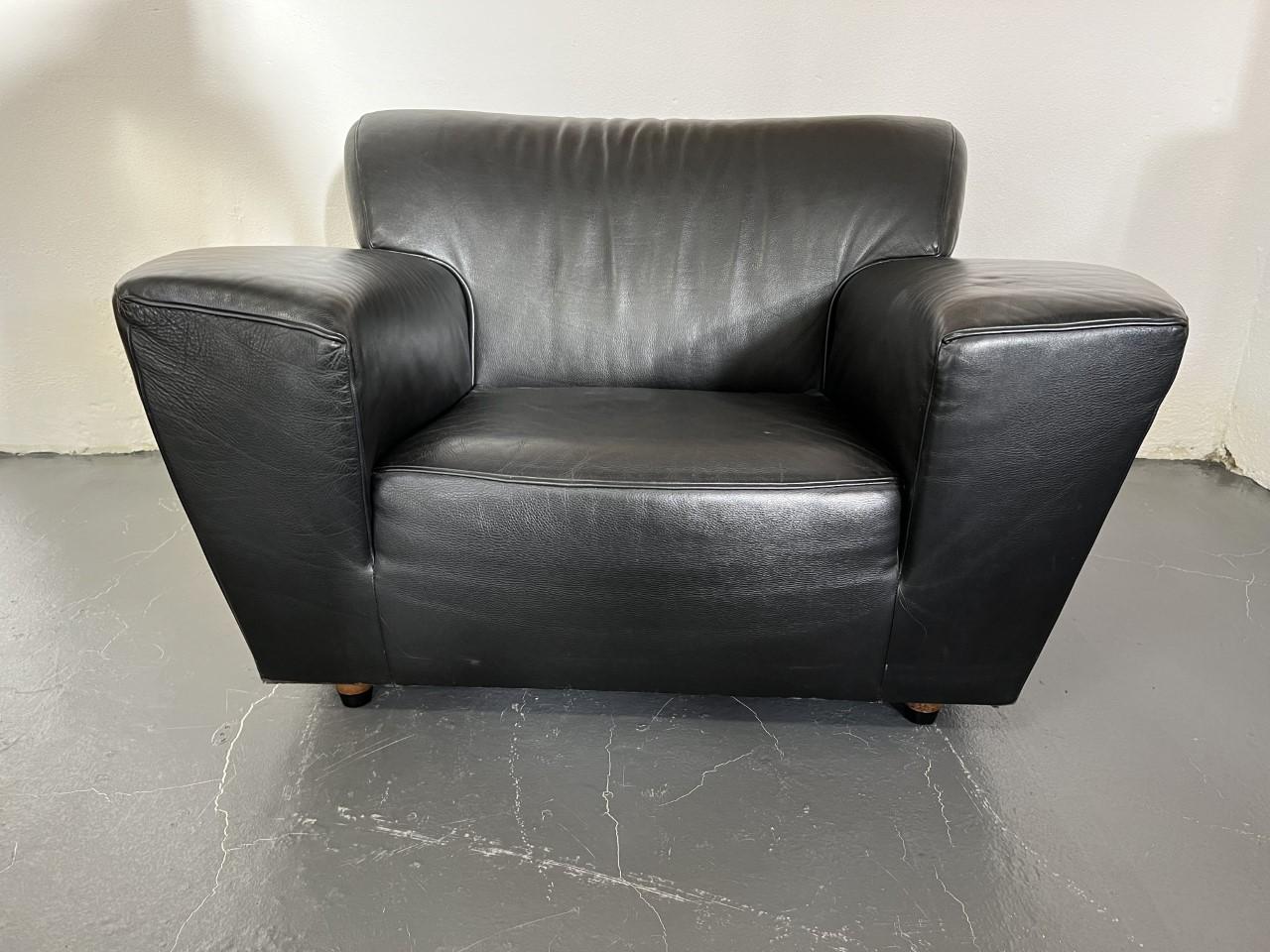 Leather Montis Corvette Lounge Chair by Gijs Papavoine Dutch Design, 1980s