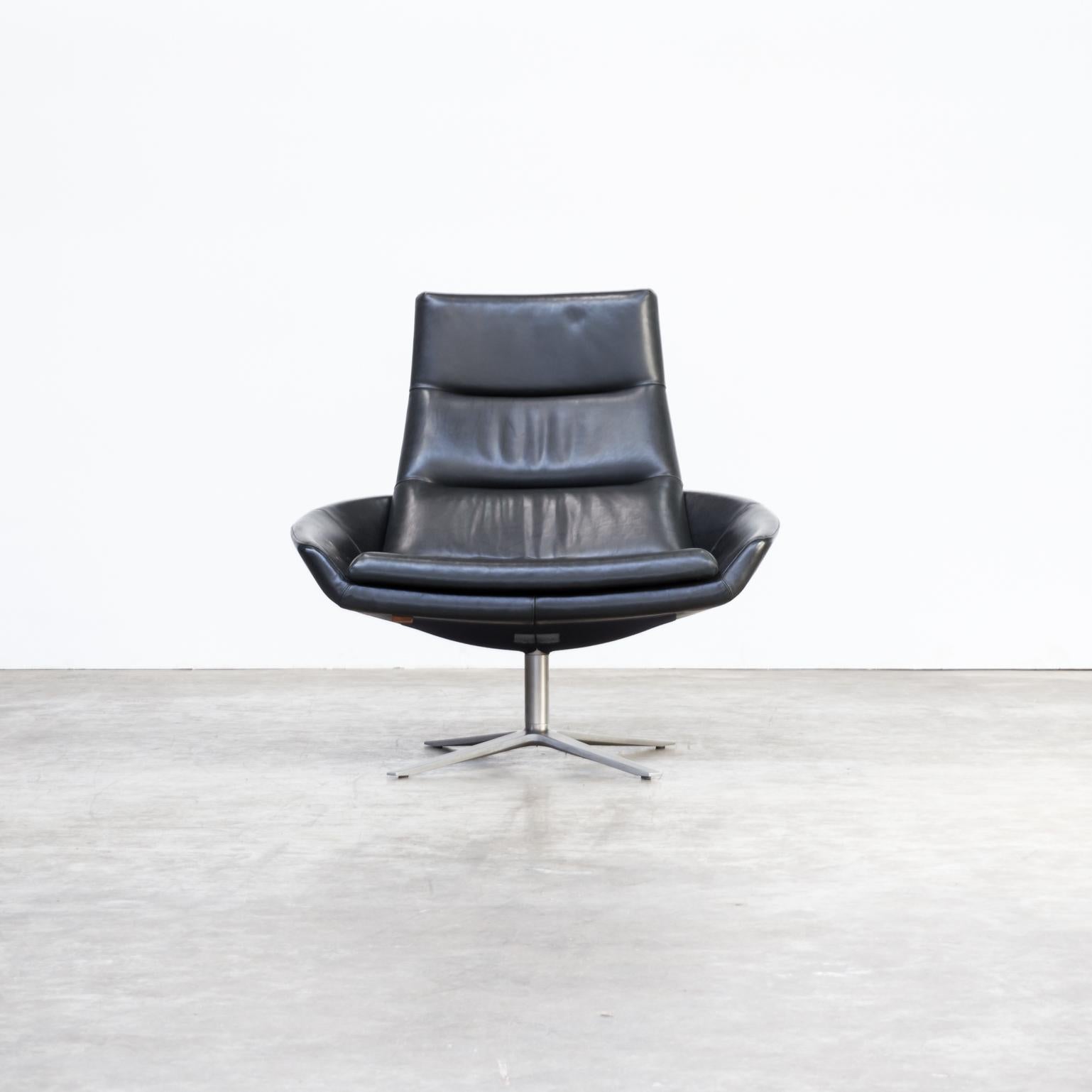 Montis ‘hugo’ lounge relax fauteuil black leatherette. Good condition consistent with age and use.