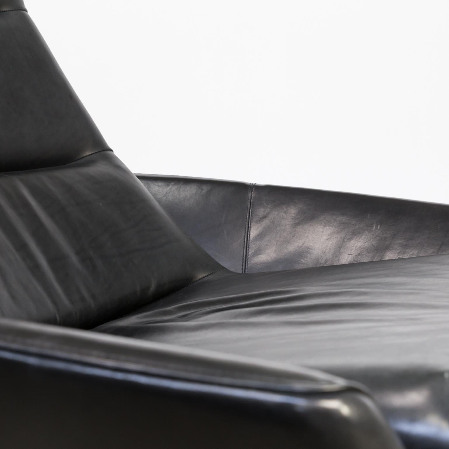 Montis ‘Hugo’ Lounge Relax Fauteuil Black Leatherette For Sale 2