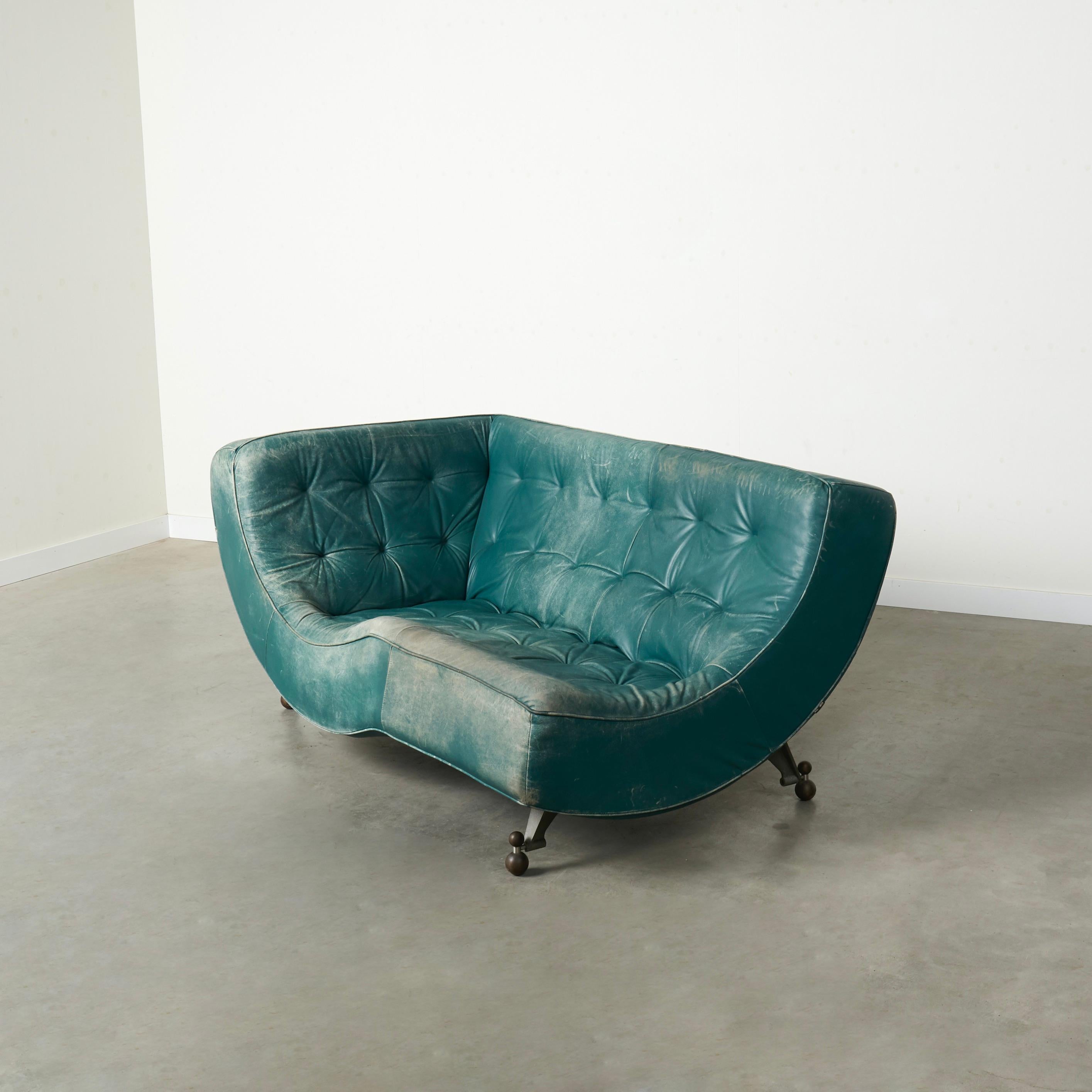 Bronze Montis Quintus chaise longue by Gerard van den Berg, 1980s