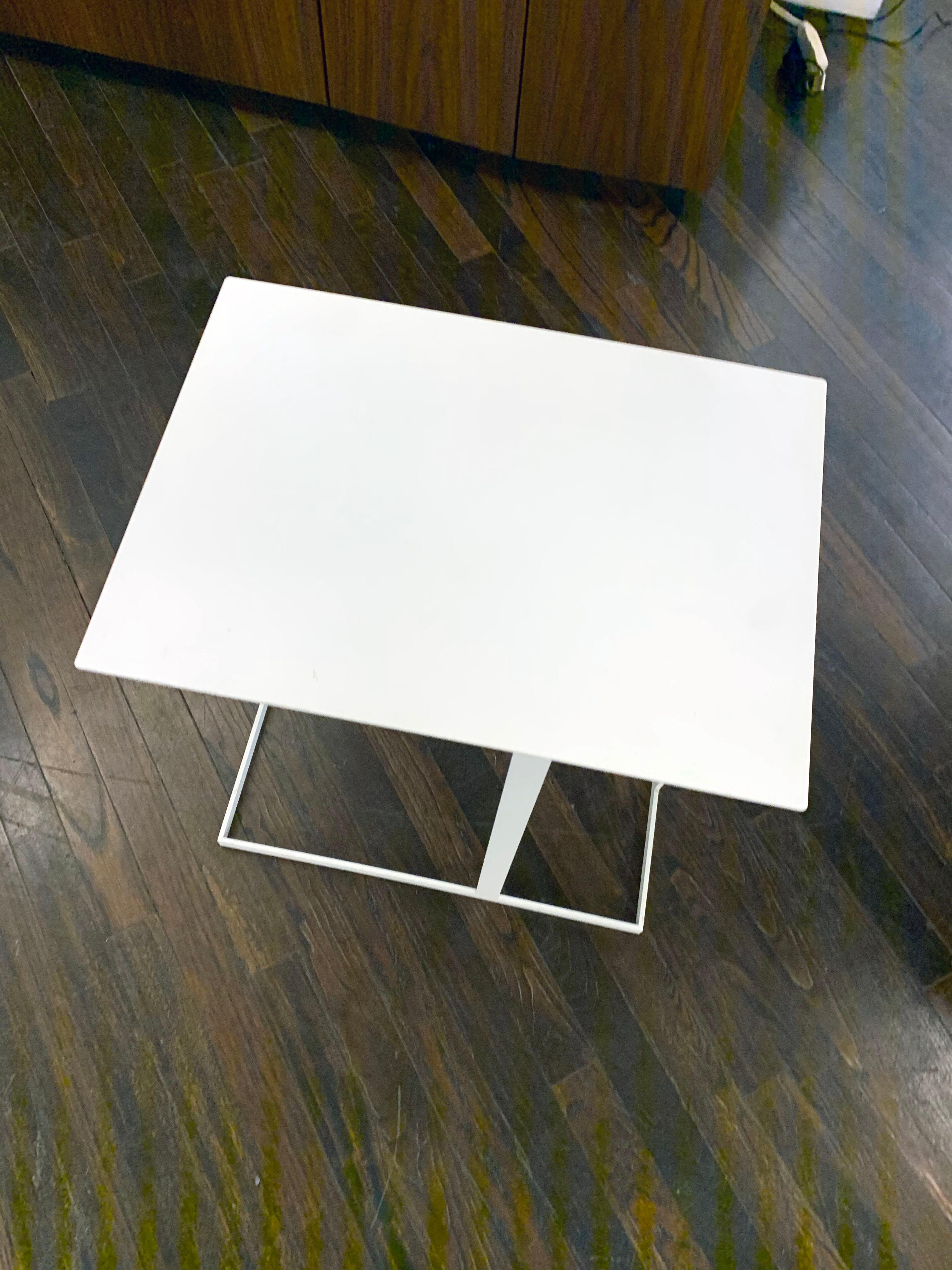 Dutch Montis White Annex Multifunctional Side Table For Sale