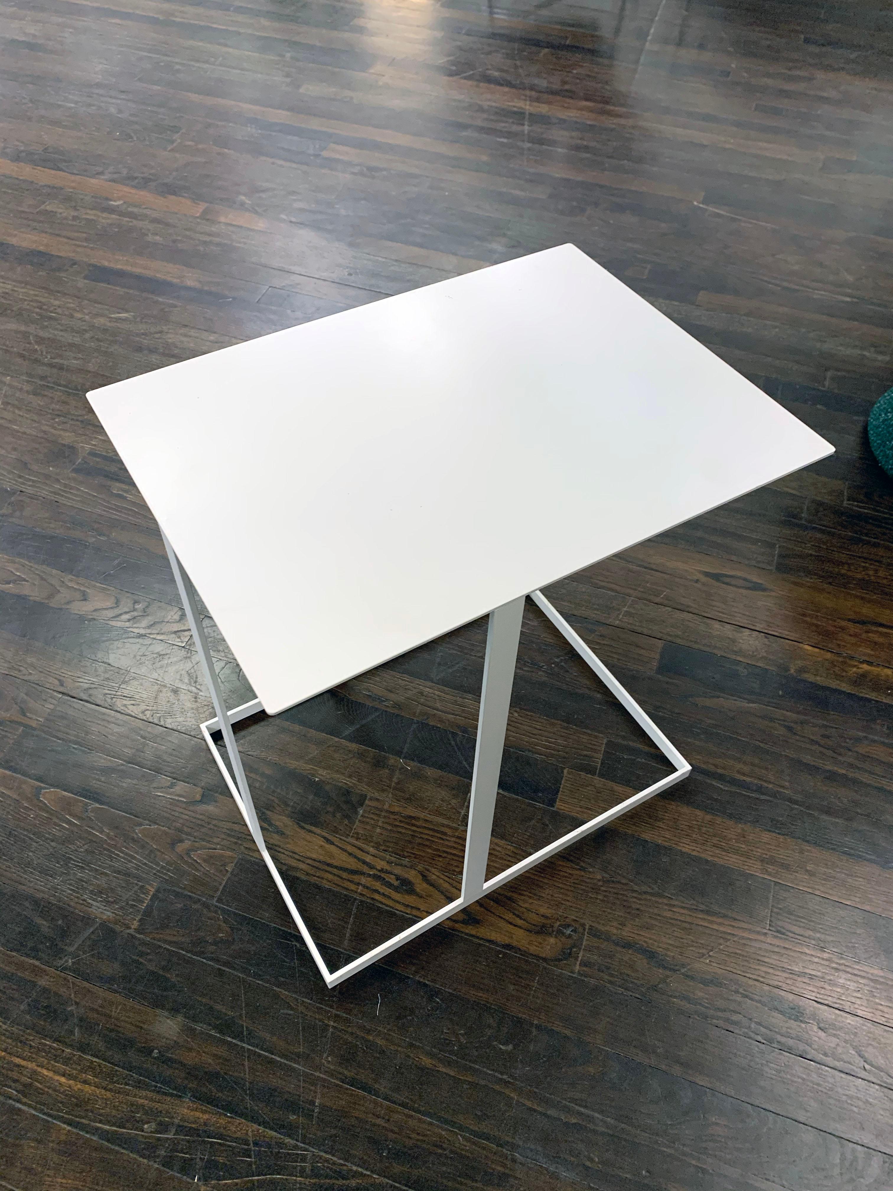 Montis White Annex Multifunctional Side Table In Excellent Condition For Sale In New York, NY