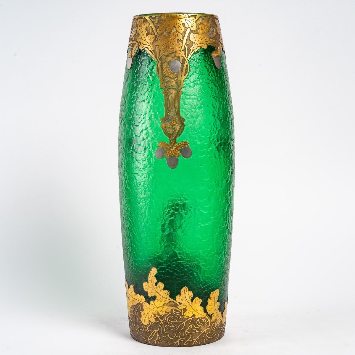 Vase Montjoye, Art nouveau Bon état à Saint-Ouen, FR