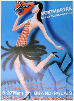 Montmartre – Originalplakat von „Ateliers du Génie“, 1982