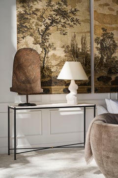 Montmartre Konsolentisch - Eisen & Messingknoten