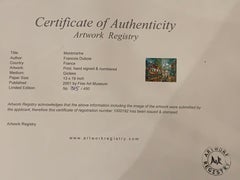 Montmartre Lithograph 315/450 by Francois Dubois