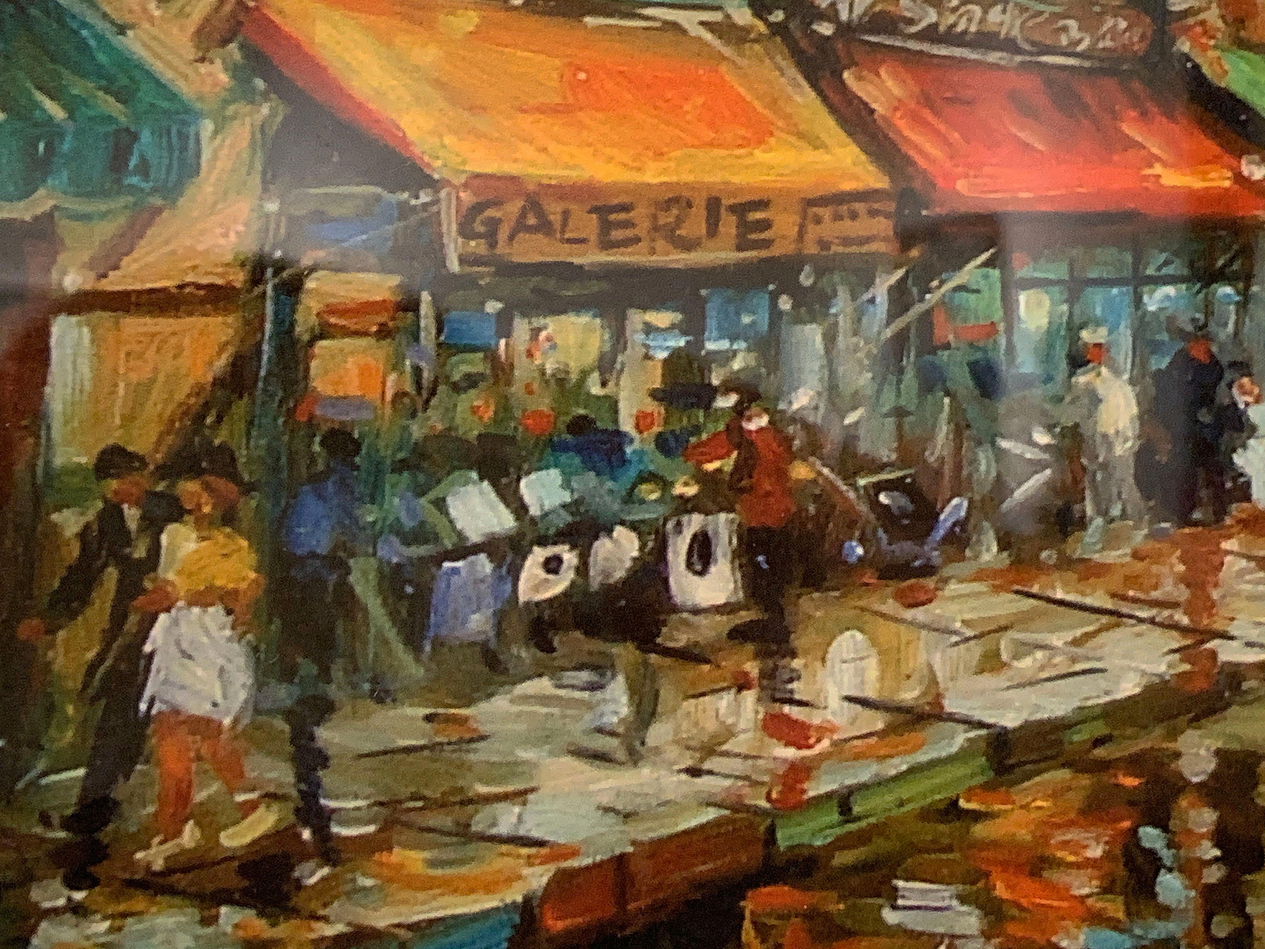 Francese Litografia di Montmartre 315/450 di A. Dubois in vendita
