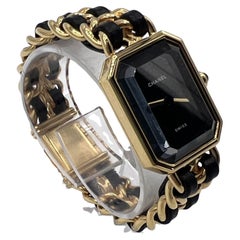 Montre CHANEL Première plaqué or Doré circa 1987