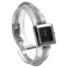 Montre GUCCI 1900 L acier Argenté circa 1990