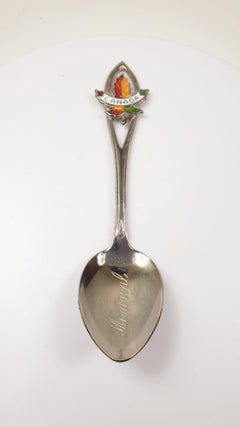 Used Montreal Canada collectors souvenir Silver Teaspoon 