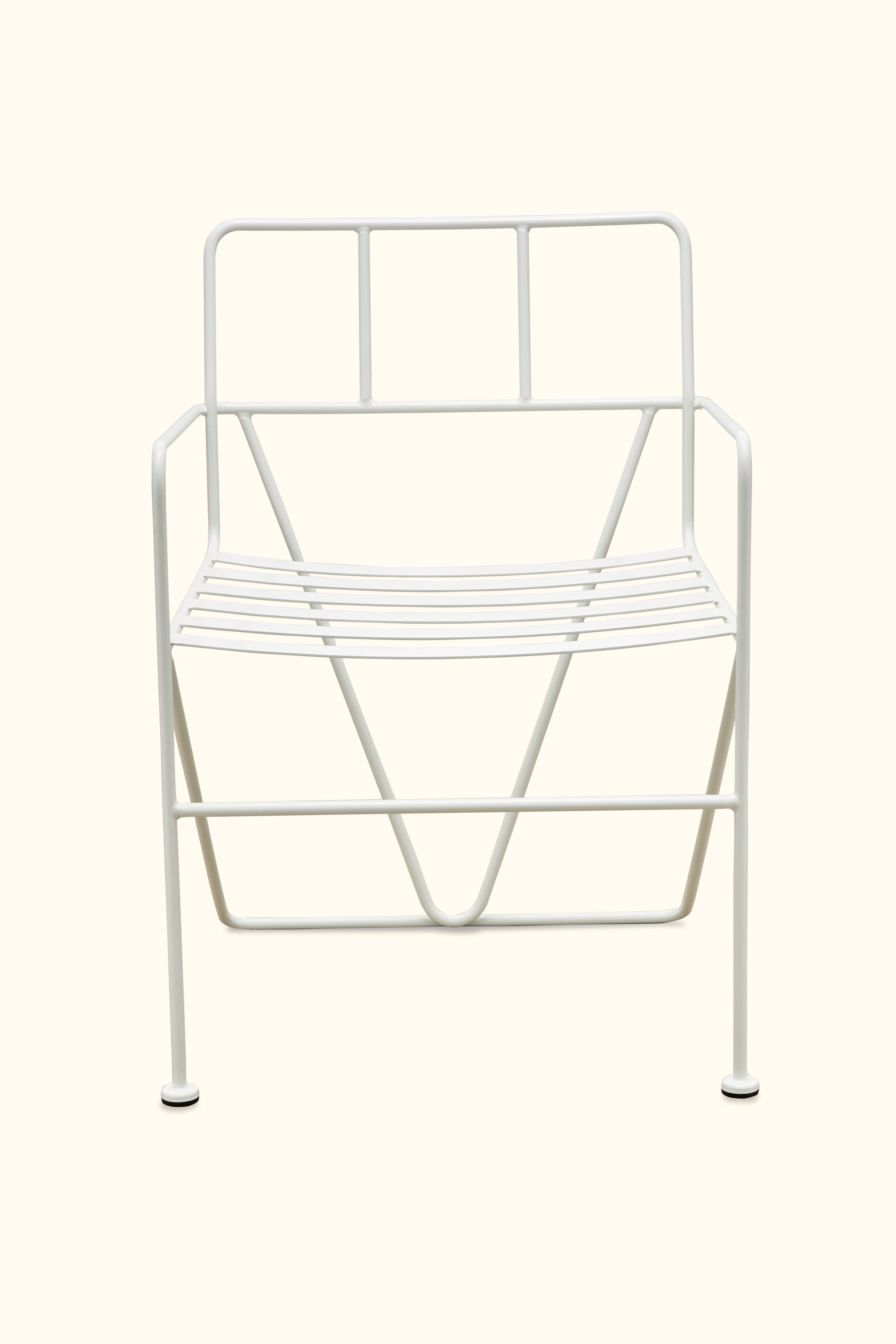 The Montrose dining chair has a powder-coated steel frame with removable back and seat cushions. For indoor or outdoor use.

As shown: $1,525
To order: 1,450 + COM.