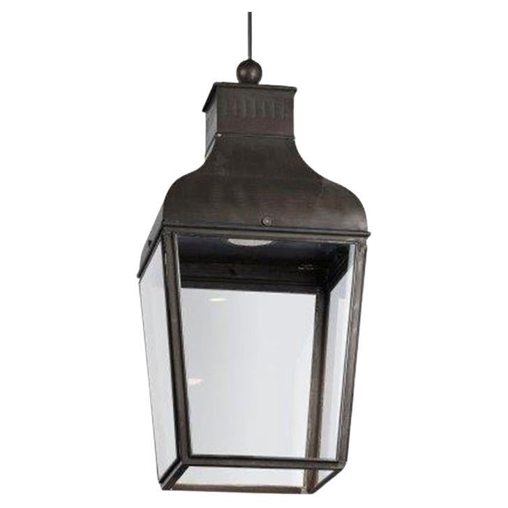 MONTROSE LARGE PENDANT - LED dark bronze clear glass