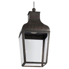 MONTROSE LARGE PENDANT - LED dark bronze clear glass