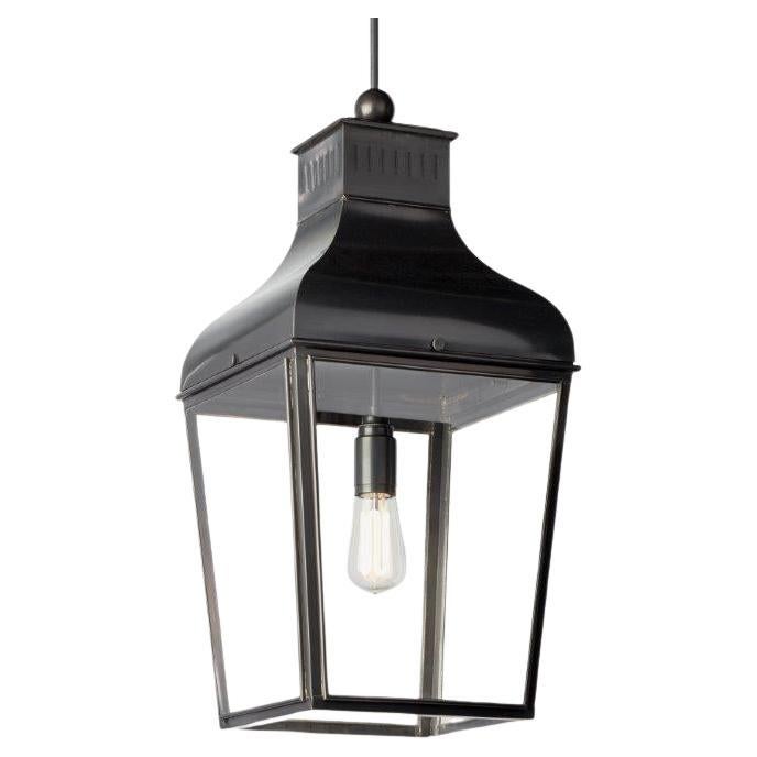 MONTROSE PENDANT dark bronze clear glass