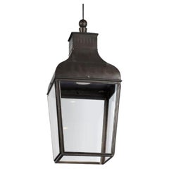 COLGANTE MONTROSE - LED bronce oscuro cristal transparente