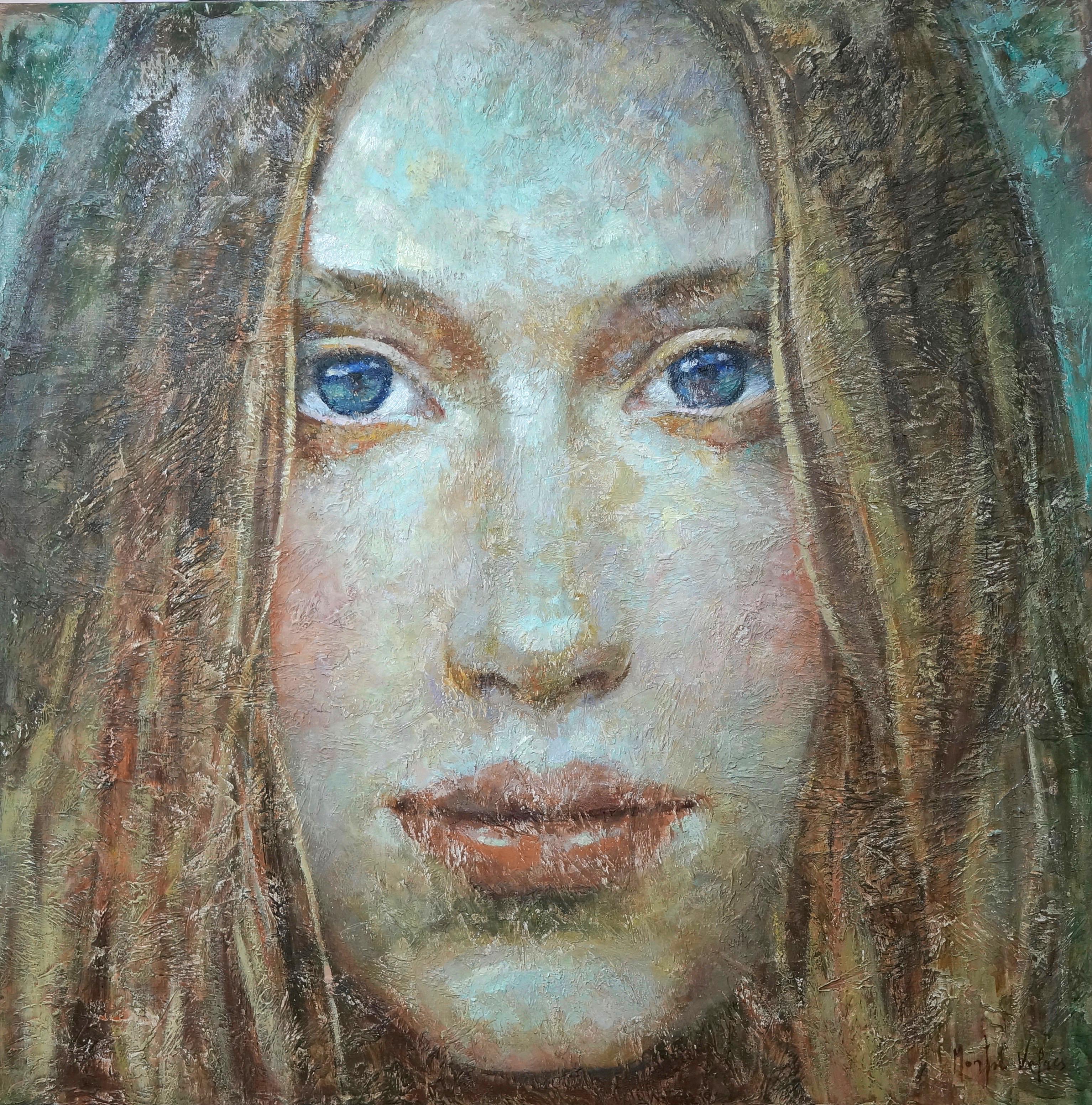 contemporary portrait canvas