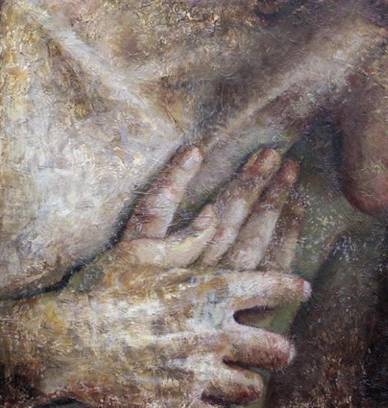 1-2-15 - 21st Century, Contemporary, Nude Painting, Oil on Canvas 2